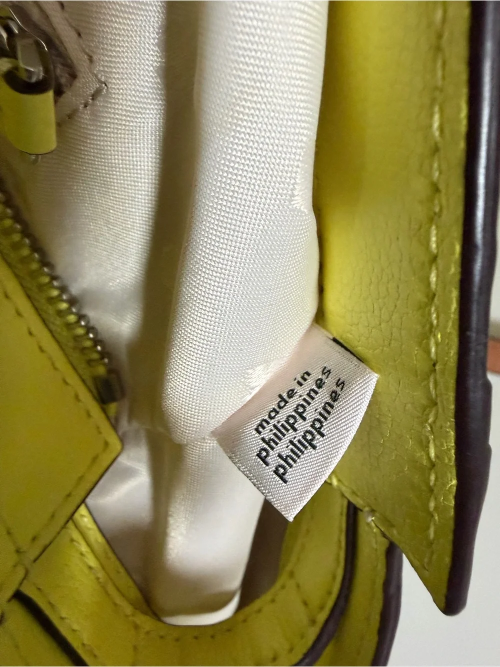 Kate Spade Patterson Drive Geraldine satchel bag in the vibrant Limelight